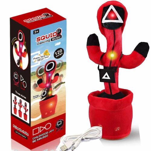 Square Dancing Singing Squid Toys Talking Game