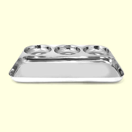 Ss 4 Compartment Plate