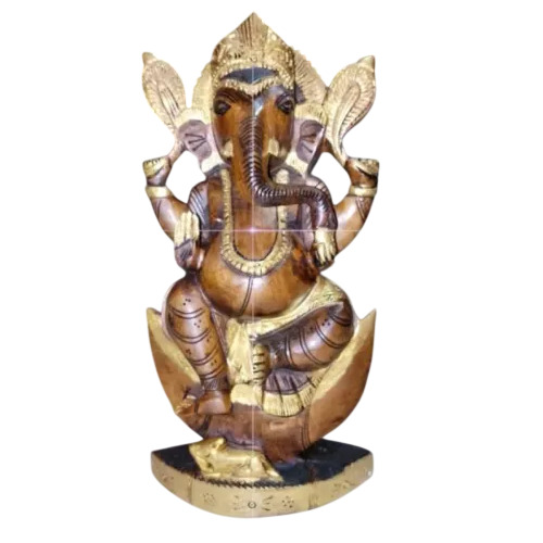 Wooden Ganesh