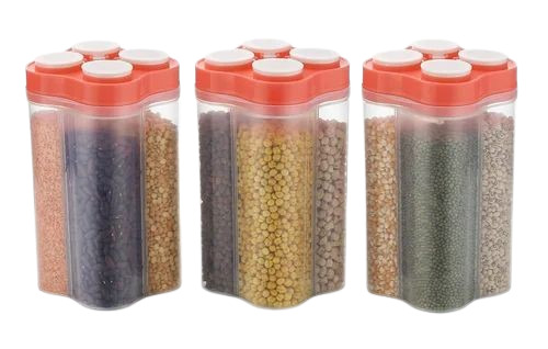 3 Piece Plastic Food Container Set