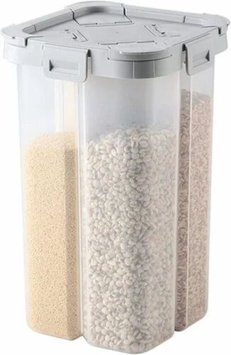 4 Section Plastic Food Container