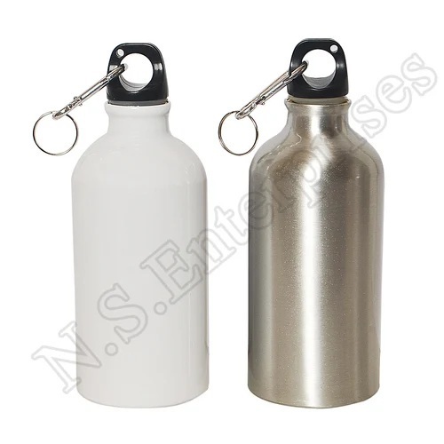 500ml White And Silver Single Sipper