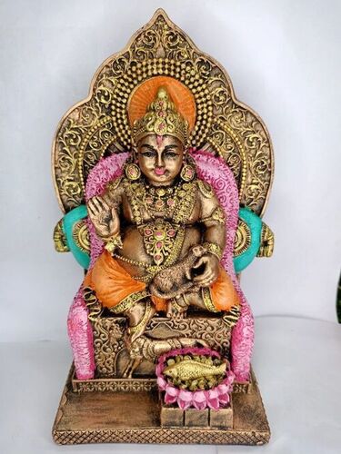 8 Inch Sitting Kuber God Statue