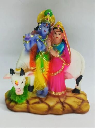 Ceramic Radha Krishna Statue