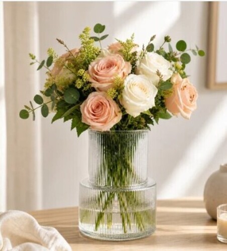 Home Decor Glass Flower Vase