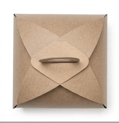 Kraft Paper Curve Cake Box