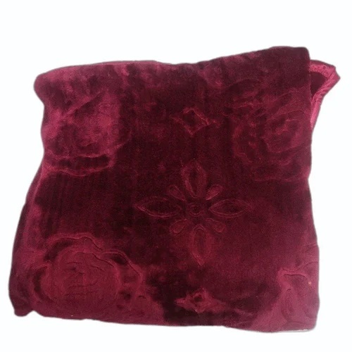 Maroon Mink Blanket
