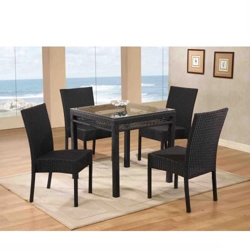 Outdoor Wicker Dining Set of 4