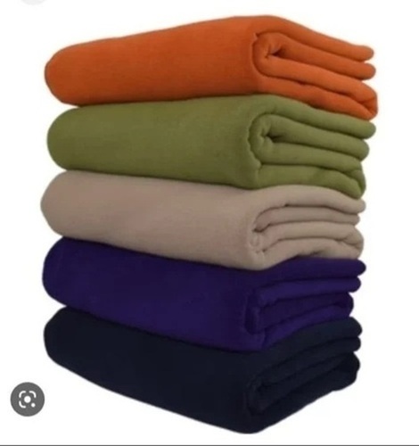 Plain Polar Fleece Blanket