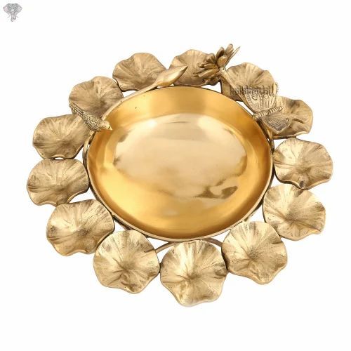 Polished Kalakrithi Brass Fruit Bowl