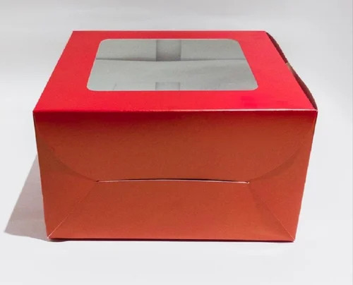 Red Cake Packaging Box