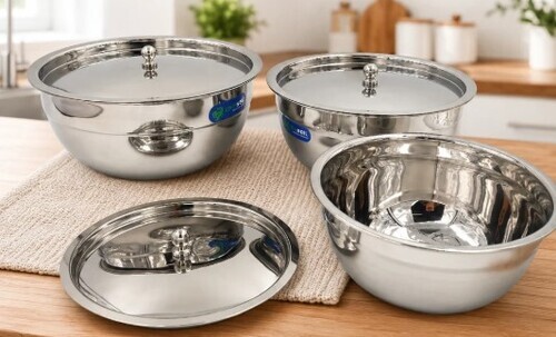 Ss Serving Bowl Set