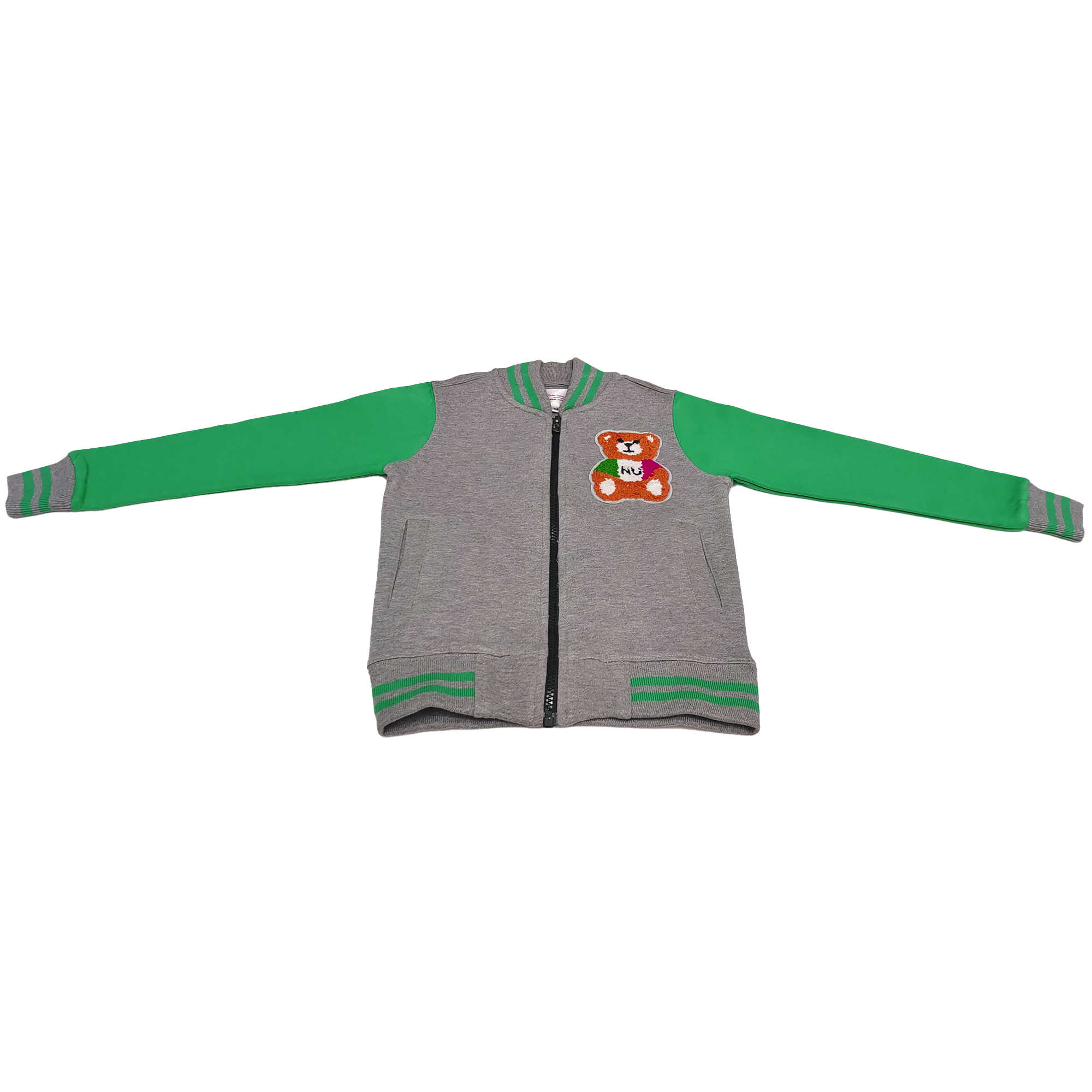 Unisex Green Winter Jacket - Material: Woolen