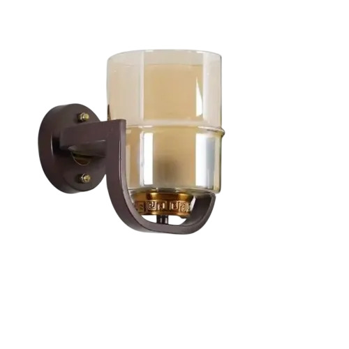 Vienna Single Light Glass And Metal Wall Light