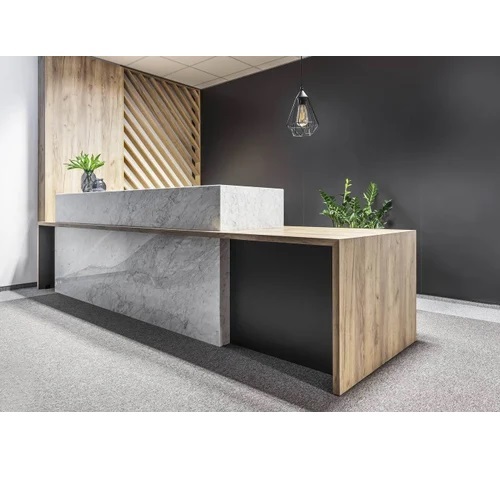 Wooden Office Reception Desk