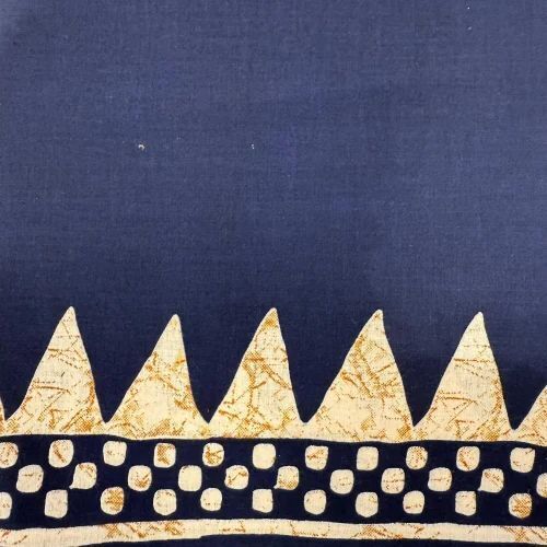 Blue Cotton Printed Fabrics