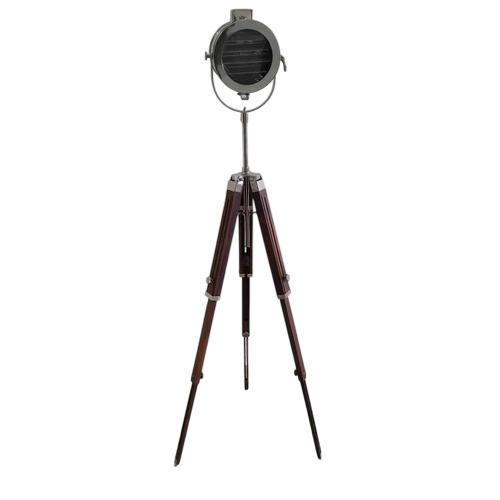 Hollywood Studio Director Style Grill Spotlight With Tripod Stand