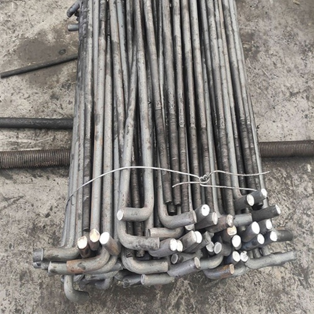 Industrial Foundation Bolts - Color: Painted
