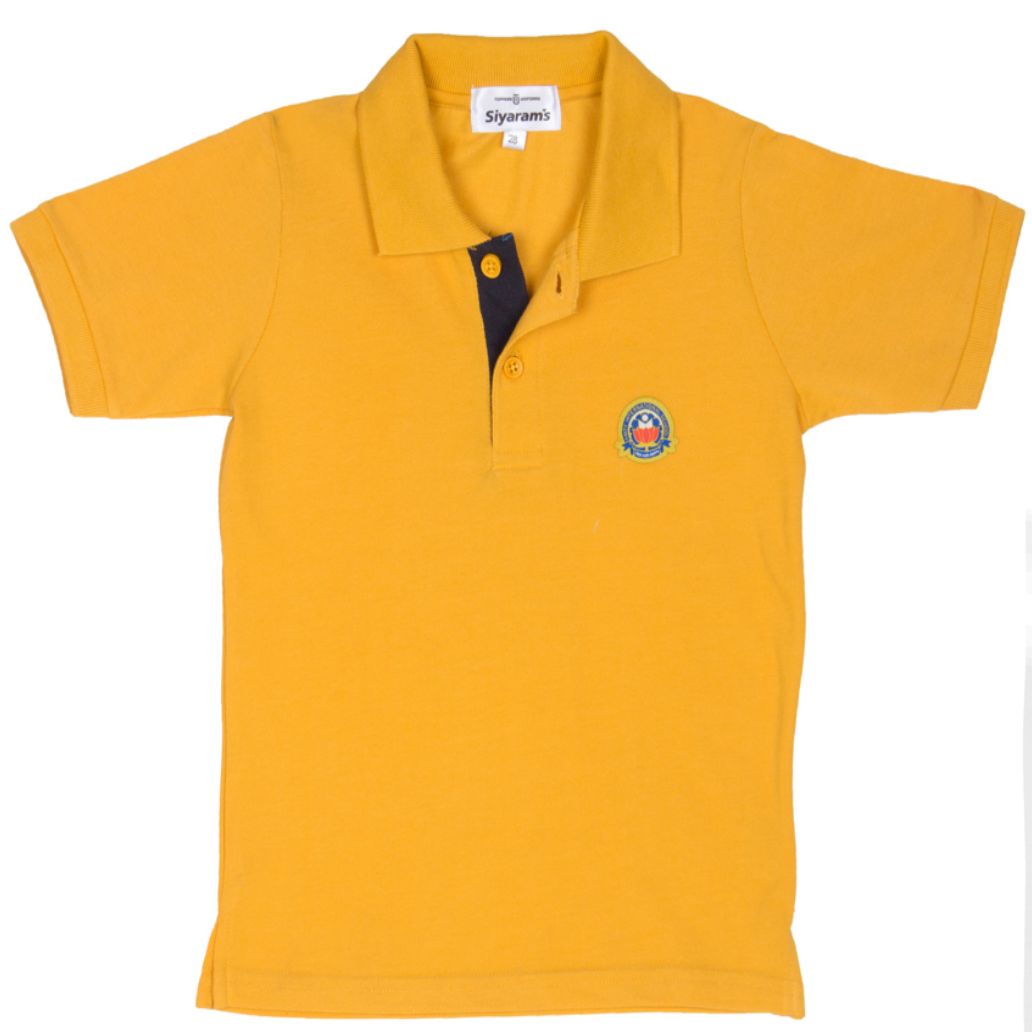 Kids Yellow Polo Tshirt