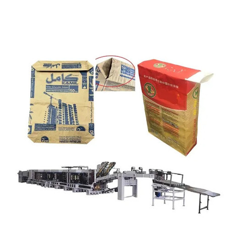 Bottomer Multi Wall Valve Sack Bag Cement Paper Bag Making Machine