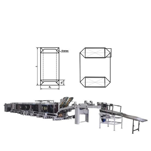 Bottomer Valve Cement Bag Making Machine Kraft Paper Cement Bag Product Line