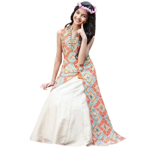 Girls Fashionable Long Gown