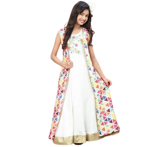 Girls Party Wear Long Gown