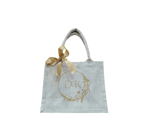 Printed Jute Gift Bags