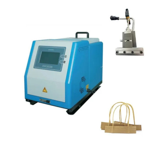 Wholesale Automatic Hot Melt Glue Machine With Slonting Gluing Guns For Paper Bag Handle Pasting