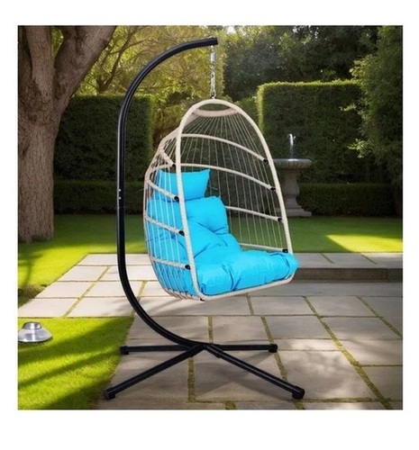 1 Seater Garden Wicker Swing Chair
