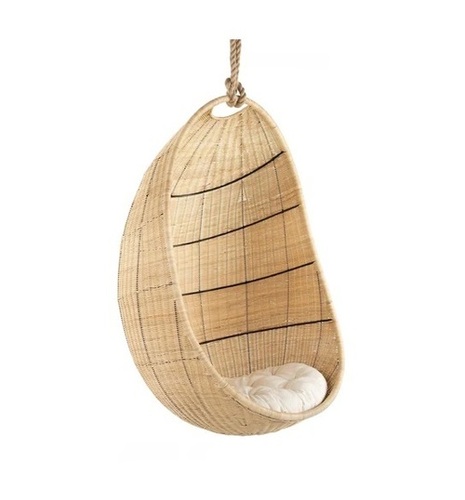 1 Seater Hanging Wicker Outdoor Swing Chair