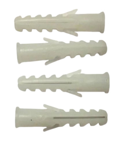 28mm White Plastic Wall Plug