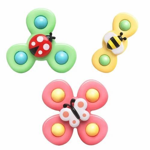 3 Pcs Eco Friendly Spinning Baby Toy