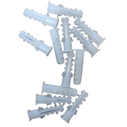32mm White Plastic Wall Plug