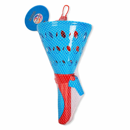 Blue Red Pop Catch Plastic Toy Set