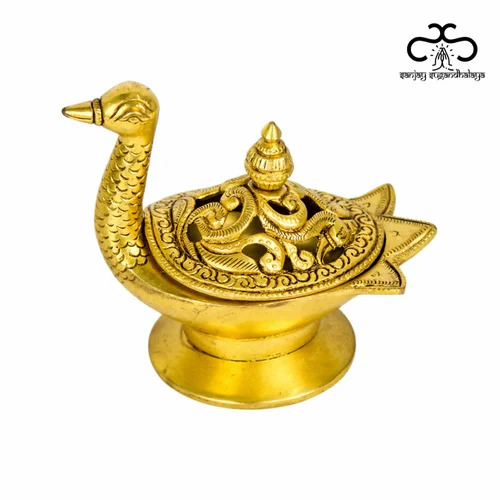 Brass Duck Fancy Incense Stick Holder