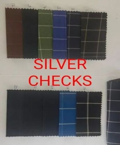 Check Pattern Suiting Fabric