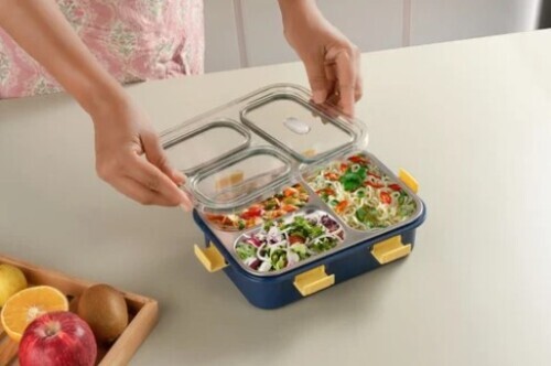 Colored Plastic Lunch Box