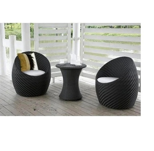 Designer Outdoor Wicker Table And Chair Set
