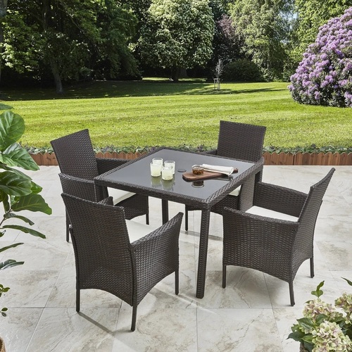 Designer Wicker Table And Chair Set