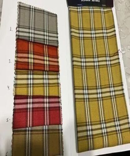 Fancy Check Pattern Fabric