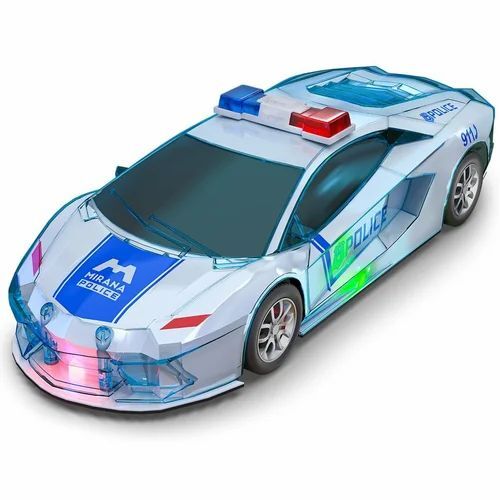 Friction Police Car Toy