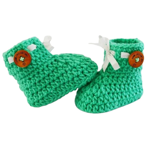 Handmade Warm Woolen Baby Booties
