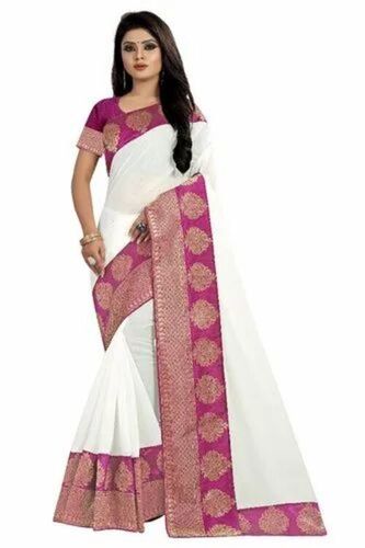 Ladies Chanderi Silk Saree