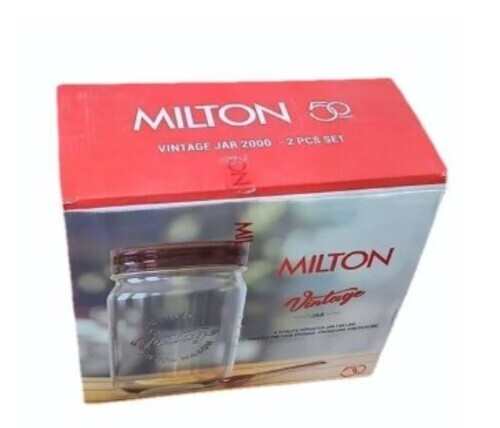 Milton Glass Vintage Jar