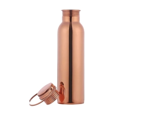 Plain Polished Copper Bottle