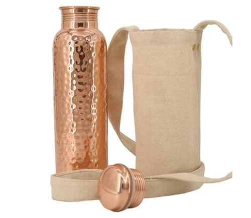 Polished Pure Copper Bottle