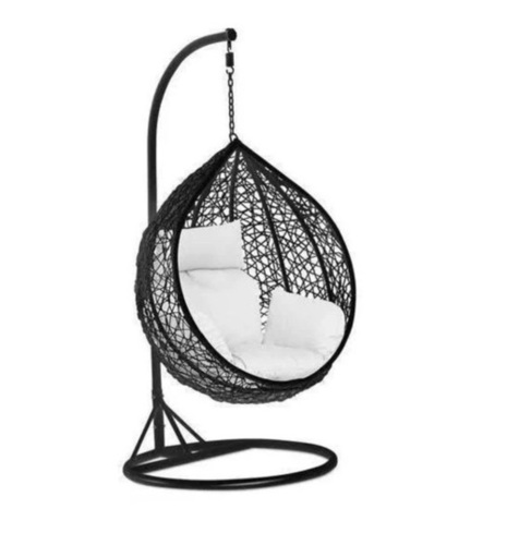 SGOF 01 Single Seatre Outdoor Wicker Swing