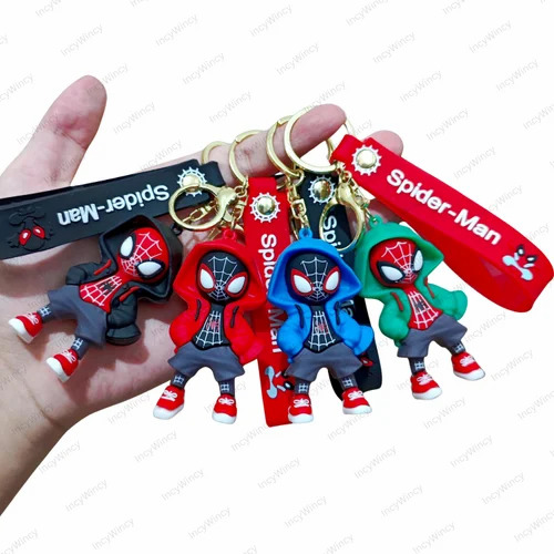 Spider Man Rubber Keychain