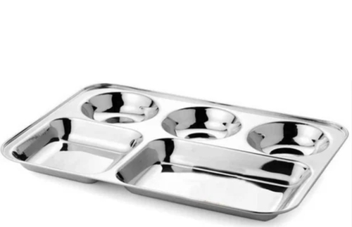 Ss 5 Compartment Plate